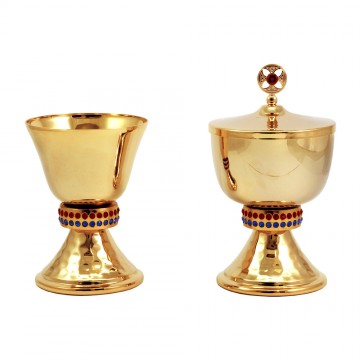 Calice e Pisside con Pietre