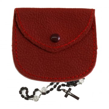 Portarosario in Vera Pelle