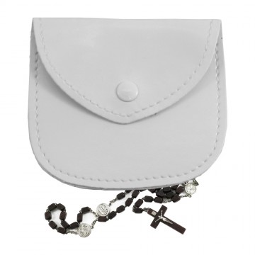 Portarosario in Vera Pelle