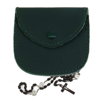 Portarosario in Vera Pelle