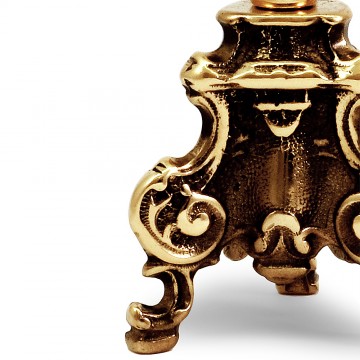 Teca in Ottone Base Rococò