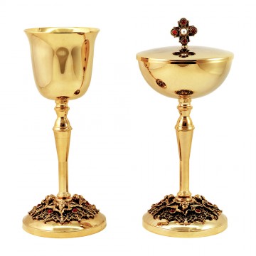 Calice e Pisside Decoro Angeli