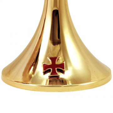 Pisside con Croce Smaltata