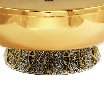 Pisside in Ottone con Base...