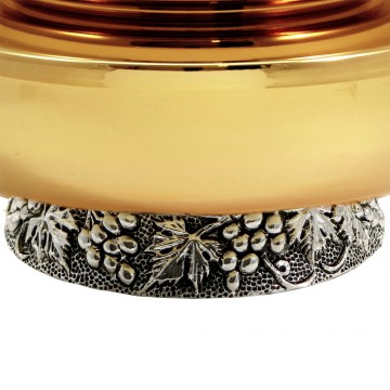 Pisside Due Piani in Ottone