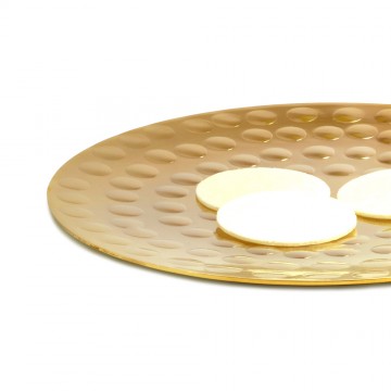 Patena in Ottone Martellata