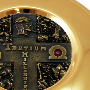 Scatola Porta Ostie in Ottone