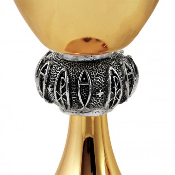 Calice e Pisside in Ottone...