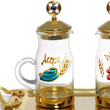 Ampolle Acqua e Vino con...