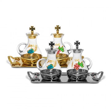 Coppia Ampolle Acqua e Vino...