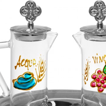 Ampolle Acqua e Vino con...