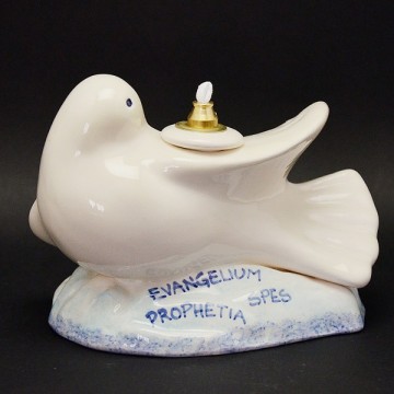 Lampada Colomba in Ceramica