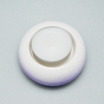 Portalume Tondo Ceramica