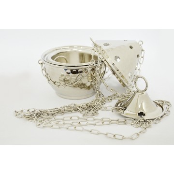 Turibolo e navetta nichelati