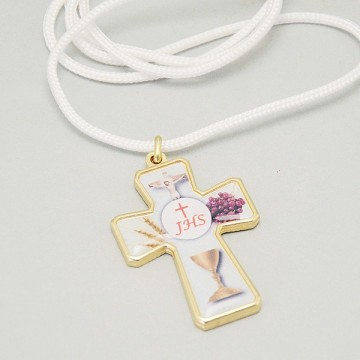 Croce Comunione in Metallo Oro