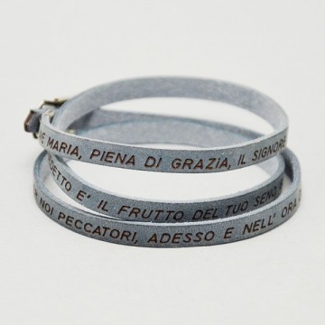 Bracciale Ave Maria in Cuoio.