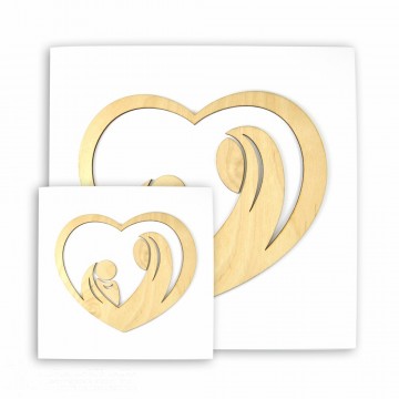 Quadretto Laser Madonna con...