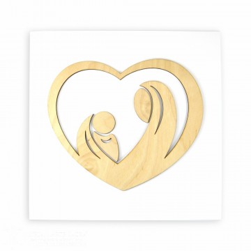 Quadretto Laser Madonna con...