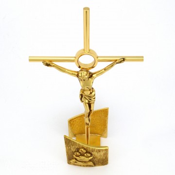 CROCE ALTARE PANE E PESCI