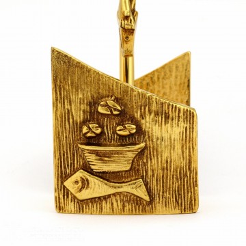 CROCE ALTARE PANE E PESCI