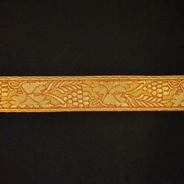 Tessuto per Bordo Ricamo Uva