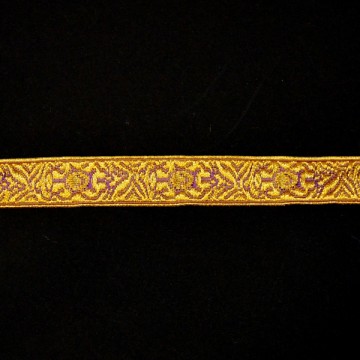 Bordo Fiore Oro/Colore cm 1,8