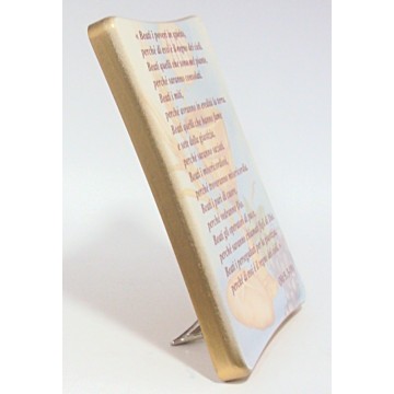 TAVOLA BEATITUDINI 11X15