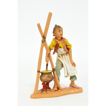 Statua Pastore Cuoco Fontanini