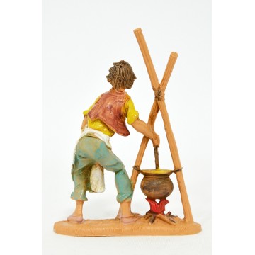 Statua Pastore Cuoco Fontanini