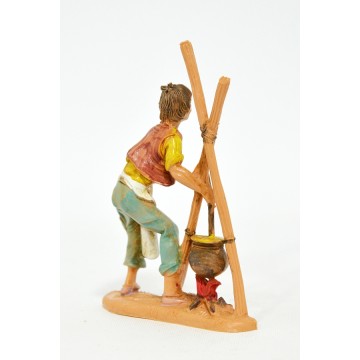 Statua Pastore Cuoco Fontanini