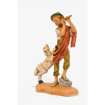 Statua Pifferaio con Pecora...
