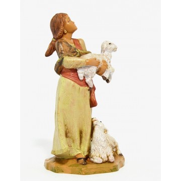 Statua Donna con Pecora e...