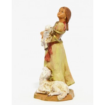 Statua Donna con Pecora e...