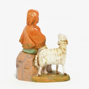 Statua Ragazza Seduta con...