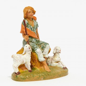 Statua Ragazzo con Pecore...