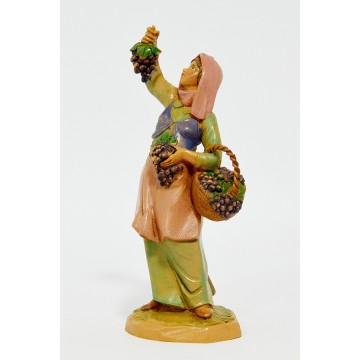 Statua Donna con Uva Fontanini