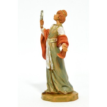 Statua Signora con Specchio...