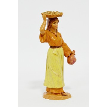 Statua Donna con Cesto in...