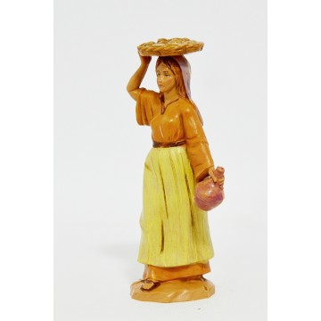 Statua Donna con Cesto in...