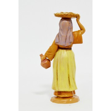 Statua Donna con Cesto in...