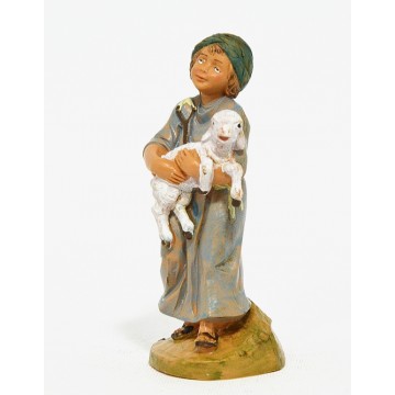 Statua Bambino con  Agnello...