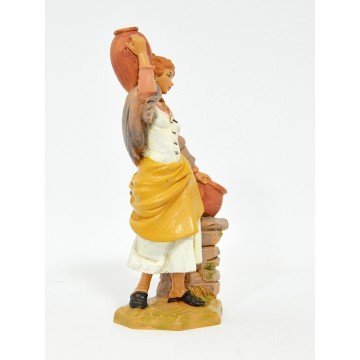 Pastorella con Giara e Vaso...