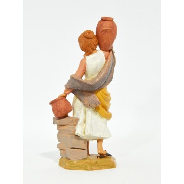 Pastorella con Giara e Vaso...