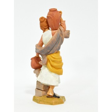 Pastorella con Giara e Vaso...