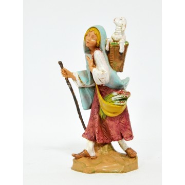 Pastorella con Bastone e...