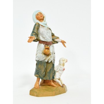 Pastorella con Agnellini...