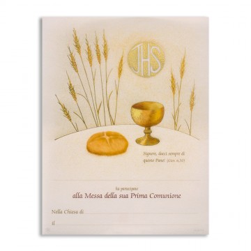 Pergamena Ricordo Prima...