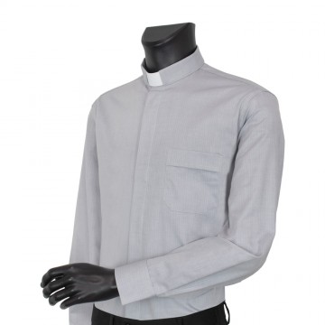 Camicia Clergy Spigata in...