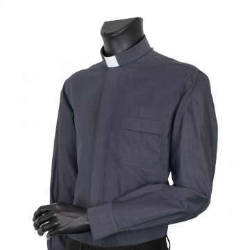 Camicia Clergy Spigata in...