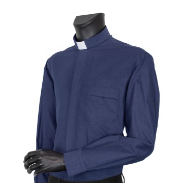 Camicia Clergy Spigata in...